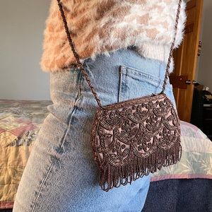 🤎SOLD🤎Vintage Silk Coldwater Creek Purse